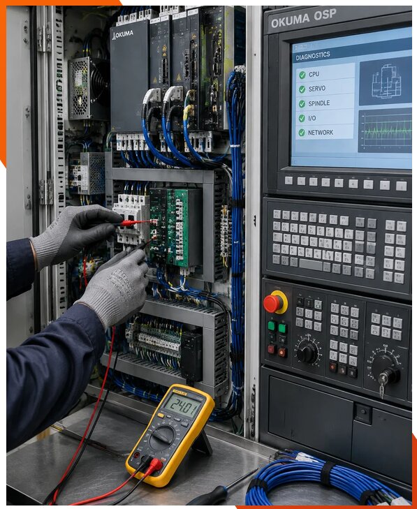 Ремонт систем ЧПУ Okuma OSP в Прокопьевске